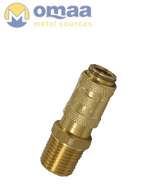 Brass Double Shut Off Quick Coupling