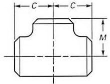 ASME B16.9 Reducing Tee